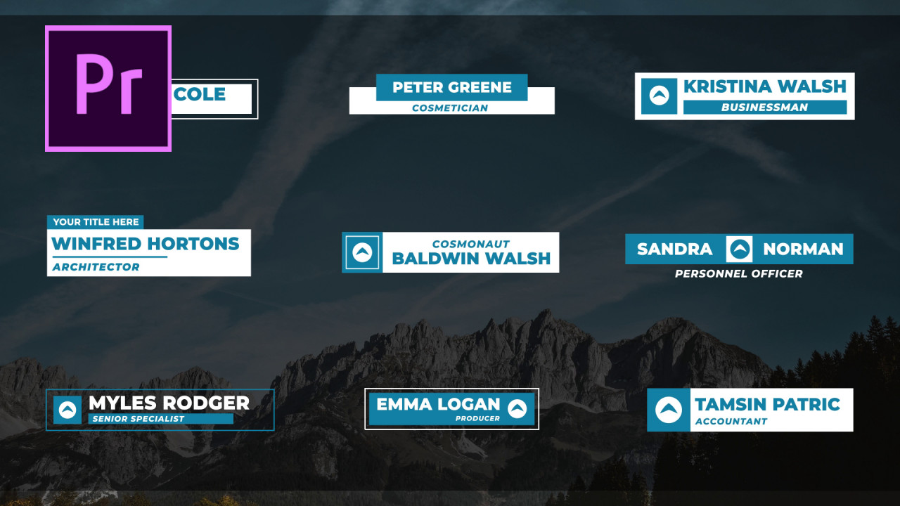 Lower Thirds Motion Graphics Templates Motion Array