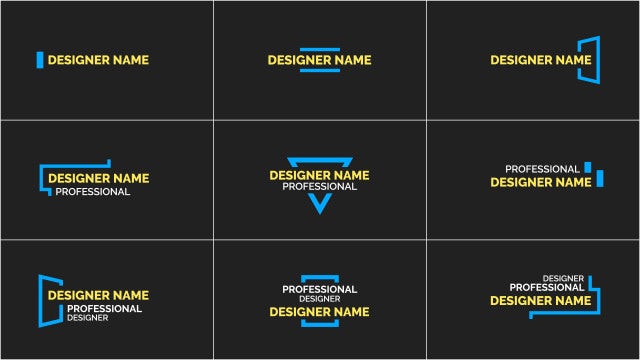 27 Smooth Titles: After Effects Templates
