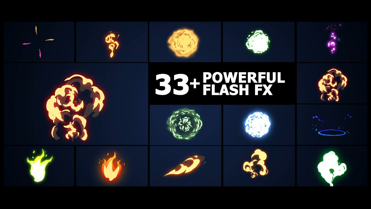 Cartoon Anime Effects Pack - Final Cut Pro Templates | Motion Array