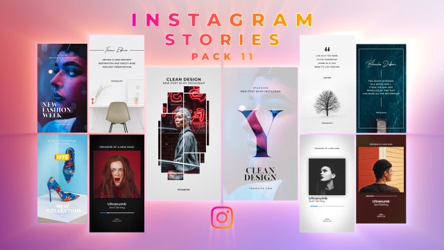Instagram Stories Pack 11: Motion Graphics Templates