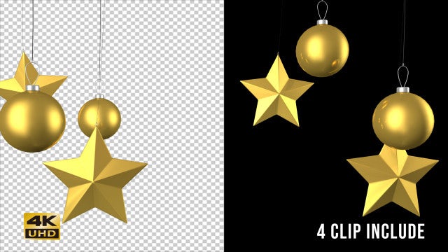 Christmas Ornaments Vol. 2: Stock Motion Graphics
