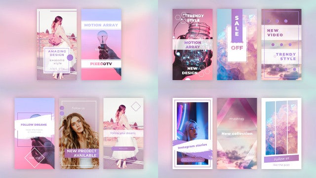 Instagram Stories Pack V.1: After Effects Templates