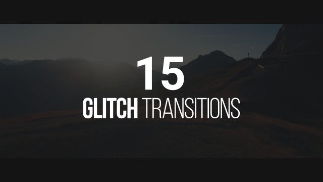 Glitch Transitions Pack: Stock Motion Graphics