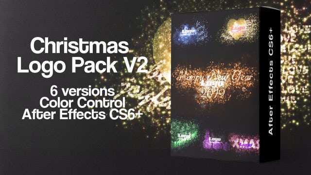 Christmas Logo Pack V2: After Effects Templates