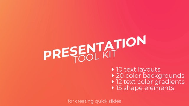 Presentation ToolKit: Premiere Pro Presets