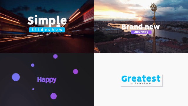 Slideshow: Premiere Pro Templates
