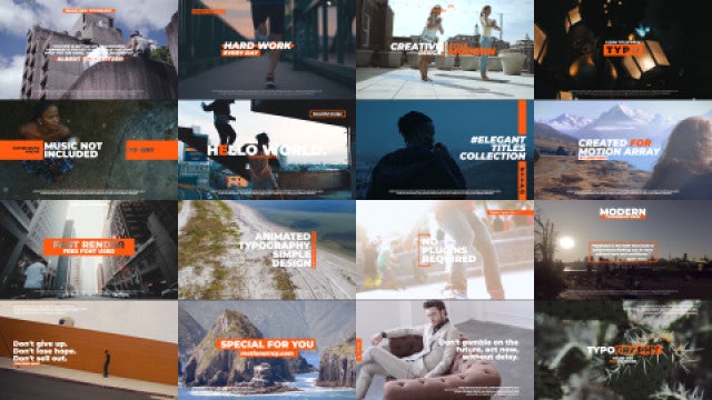 Creative Titles Pack: Motion Graphics Templates