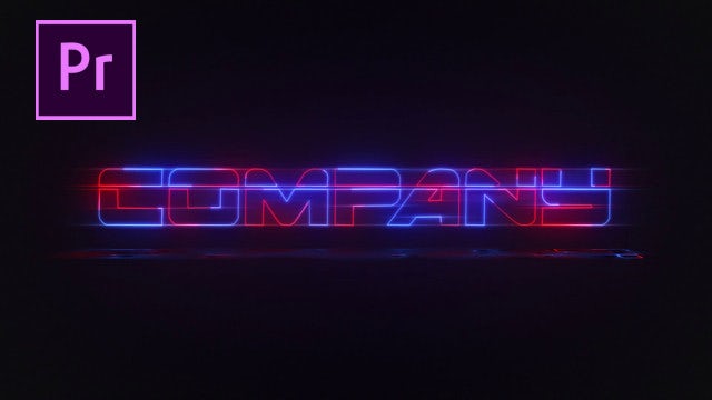Neon Titles: Motion Graphics Templates