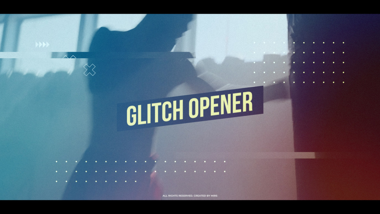 Glitch Opener Premiere Pro Templates Motion Array