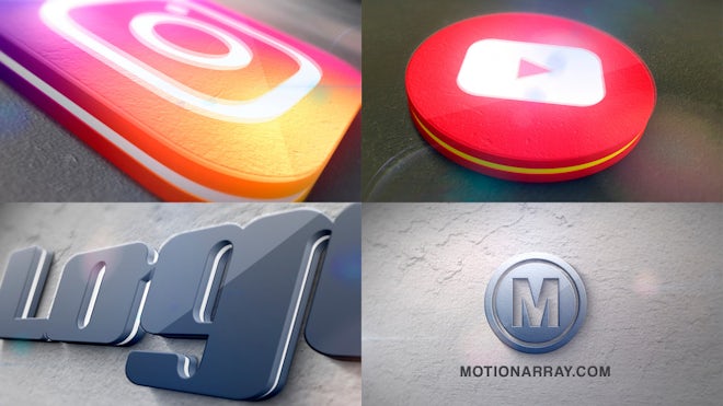 3d logo animation samples