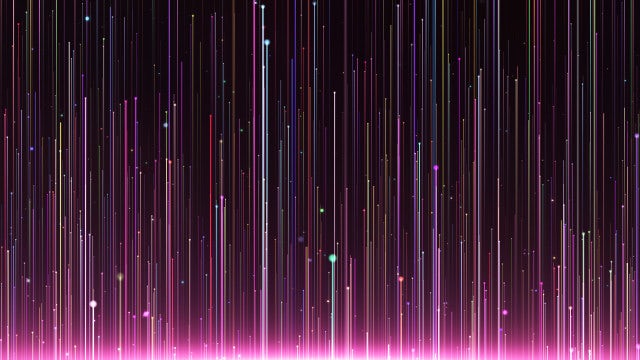 Purple Rays Streaming Up: Stock Motion Graphics