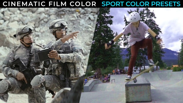 Cinematic Film Color Correction Presets: After Effects Presets