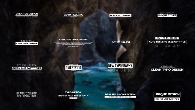 Auto Resizing Elegant Title: After Effects Templates