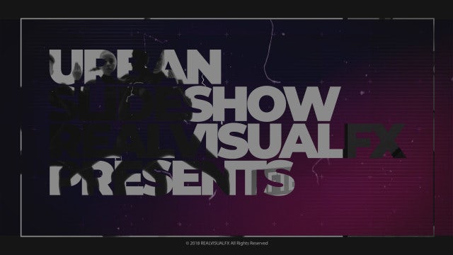 Urban SLideshow: After Effects Templates