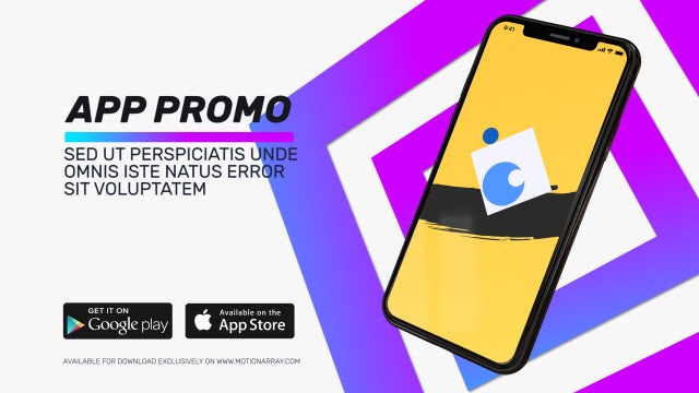 App Promo: After Effects Templates