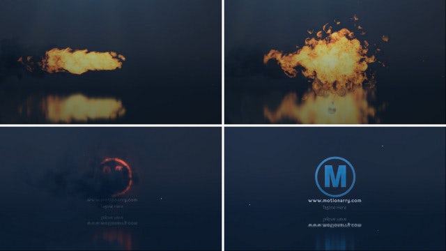 Fire Explode Logo: After Effects Templates