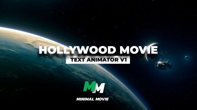 Hollywood Movie Text Animator V1: Premiere Pro Presets