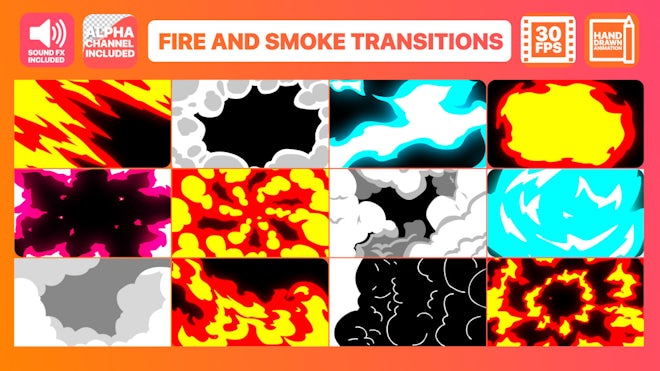 Cartoon Fire FX - After Effects Templates | Motion Array