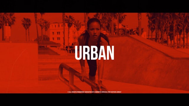 Fast Urban Opener: After Effects Templates