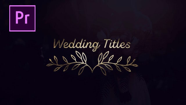 Wedding 4K: Motion Graphics Templates