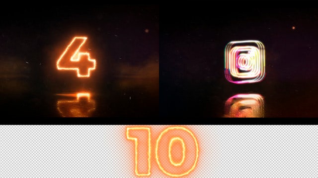 Countdown And Logo Reveal: After Effects Templates