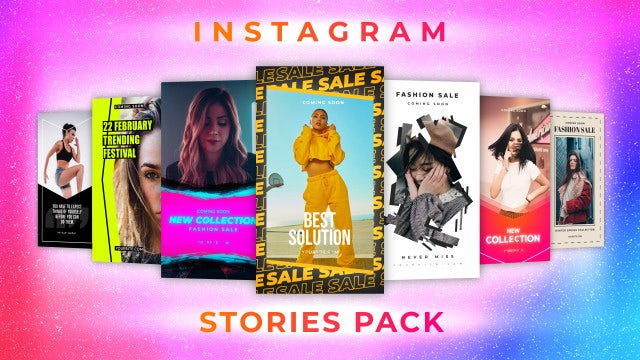 Instagram Stories Pack 12: After Effects Templates