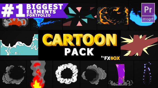Cartoon Elements Pack: Motion Graphics Templates
