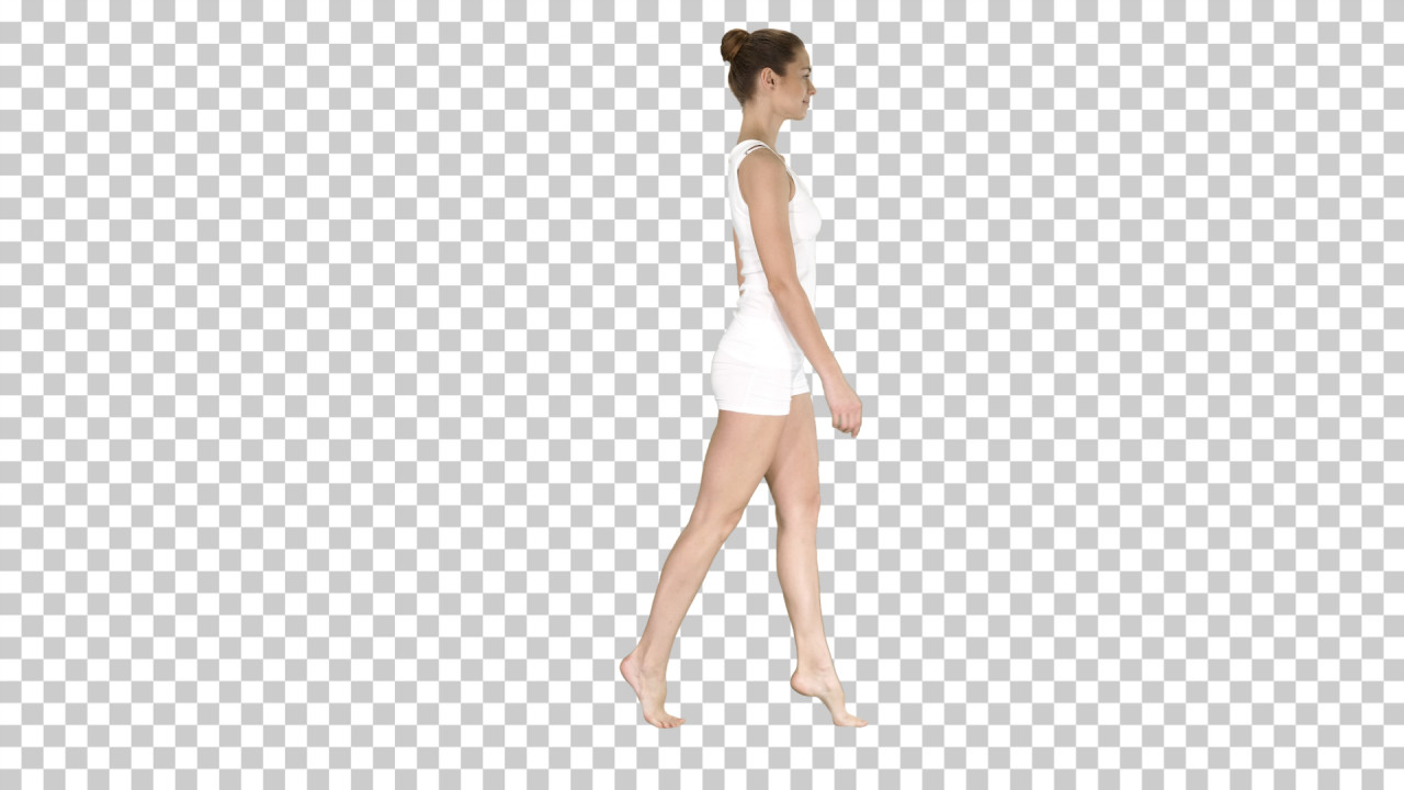 tip-toe-walking-stock-video-motion-array