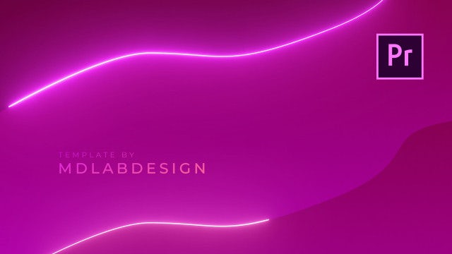 Neon Titles: Premiere Pro Templates