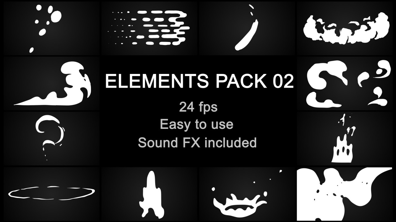 shape elements pack for animation composer free download