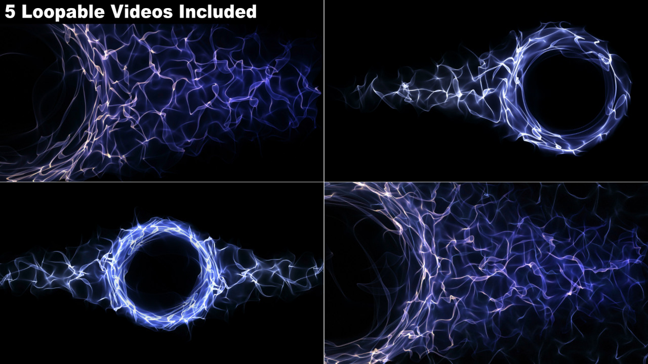 Electrifying Spheres Loop Pack - Stock Motion Graphics | Motion Array