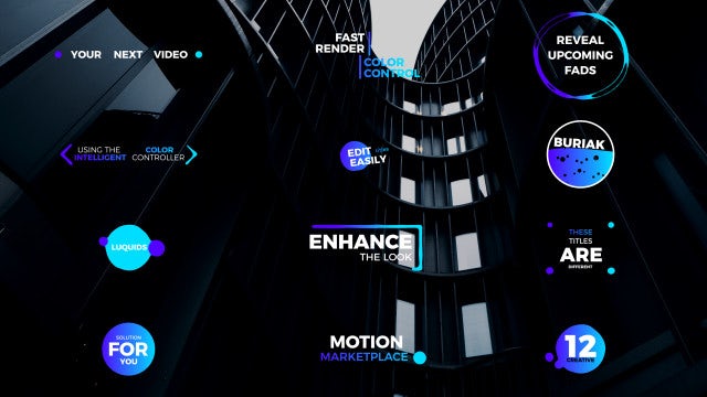 Liquid Creative Titles 4k: After Effects Templates