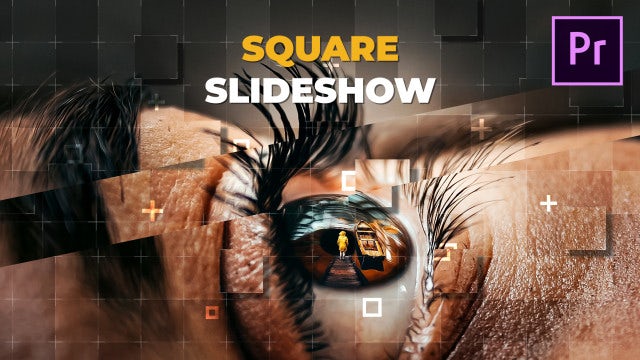 Square Slideshow: Premiere Pro Templates