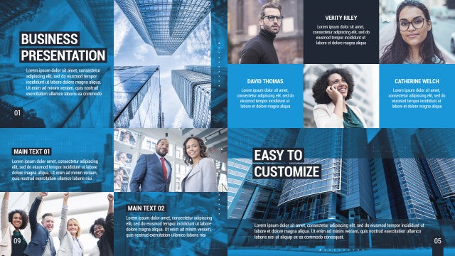 Clean Business Presentation: After Effects Templates