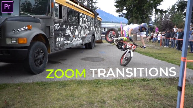 Zoom Transitions Presets: Premiere Pro Presets
