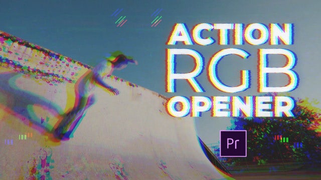 Action RGB Opener: Premiere Pro Templates