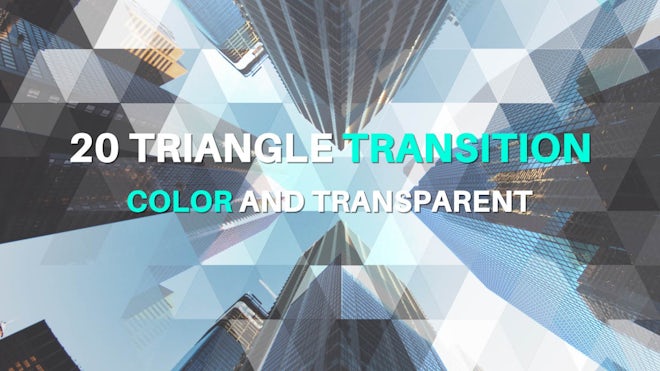 Triangle Transitions - After Effects Templates | Motion Array