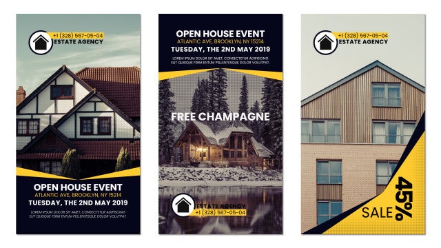 Real Estate Instagram Stories: After Effects Templates