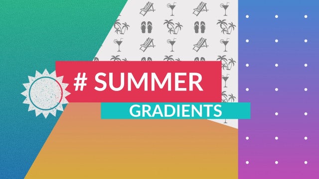 Summer Gradients: After Effects Templates