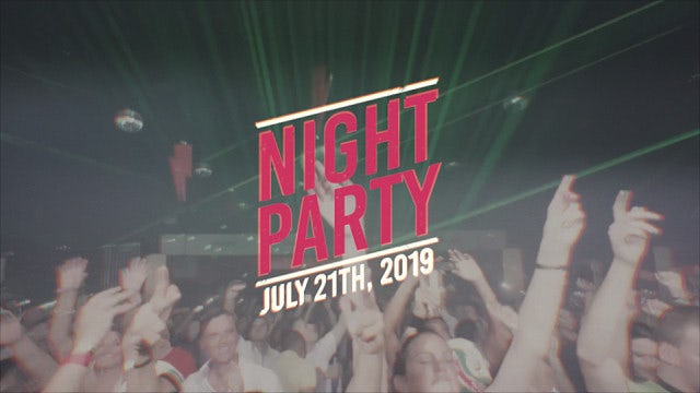 Night Party Slideshow: Premiere Pro Templates