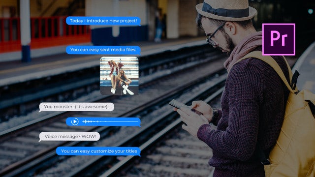 IOS And Android Messages: Premiere Pro Templates
