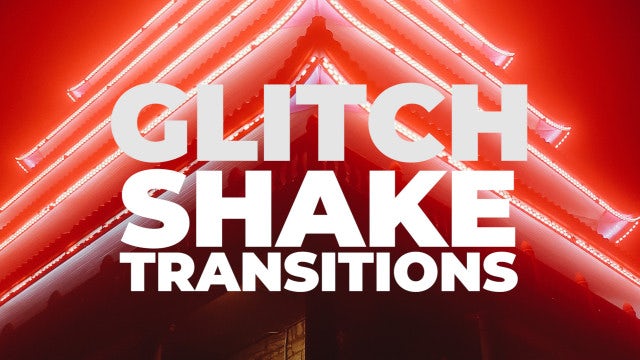 Glitch Shake Transitions: Premiere Pro Presets