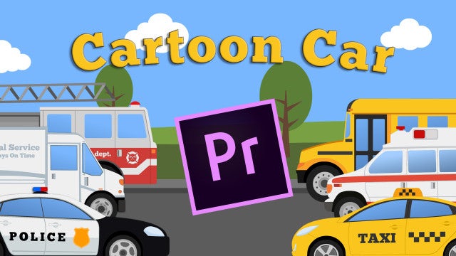 Cartoon Car Mini Pack: Premiere Pro Templates