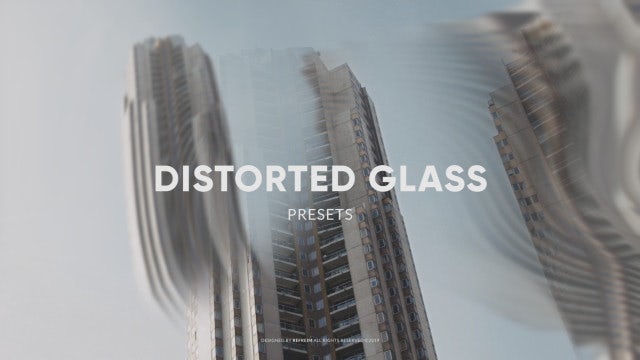 Distorted Glass: After Effects Presets