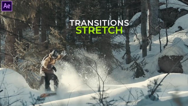 Stretch Transitions Presets: After Effects Presets