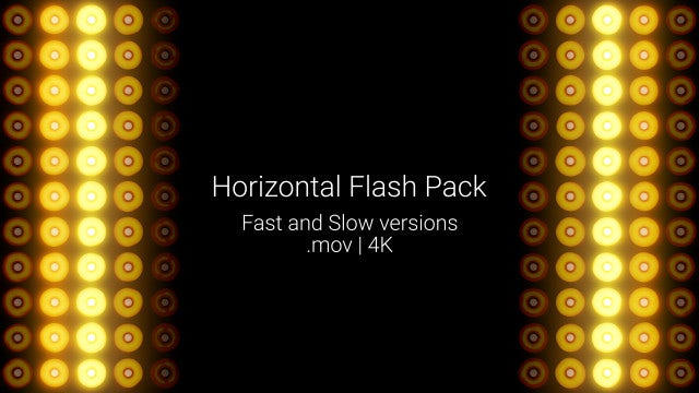 Horizontal Flash VJ Lamp: Stock Motion Graphics