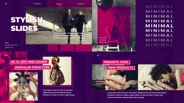 Stylish Slides: After Effects Templates