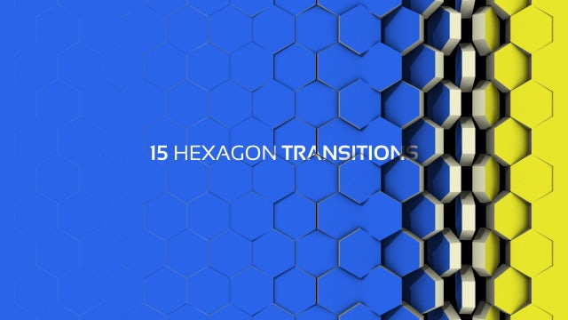 Hexagon Transitions: After Effects Templates