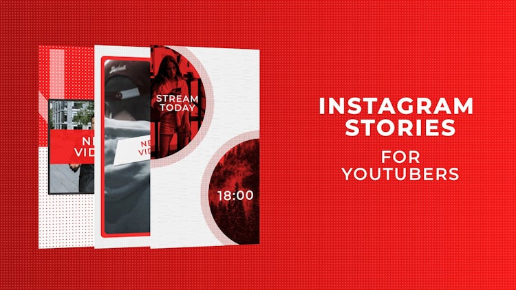 Instagram Stories For YouTubers - After Effects Templates  