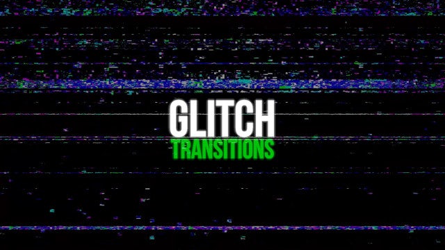 Glitch Transitions: Premiere Pro Templates